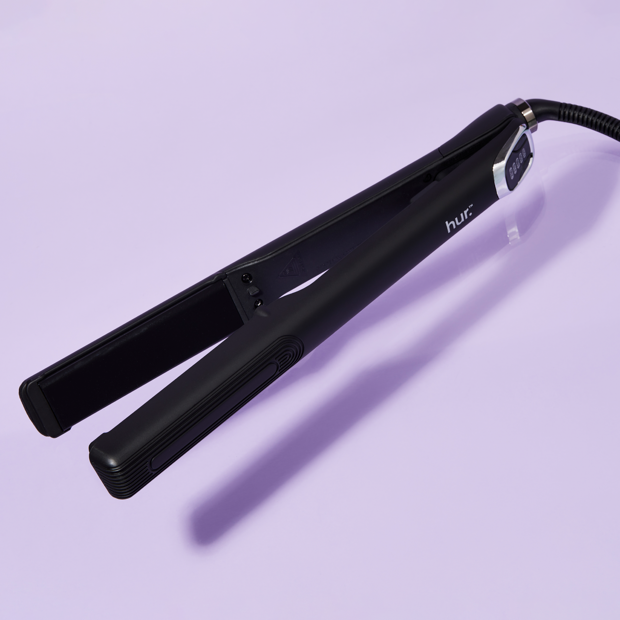 hur.iron slant hair straightener